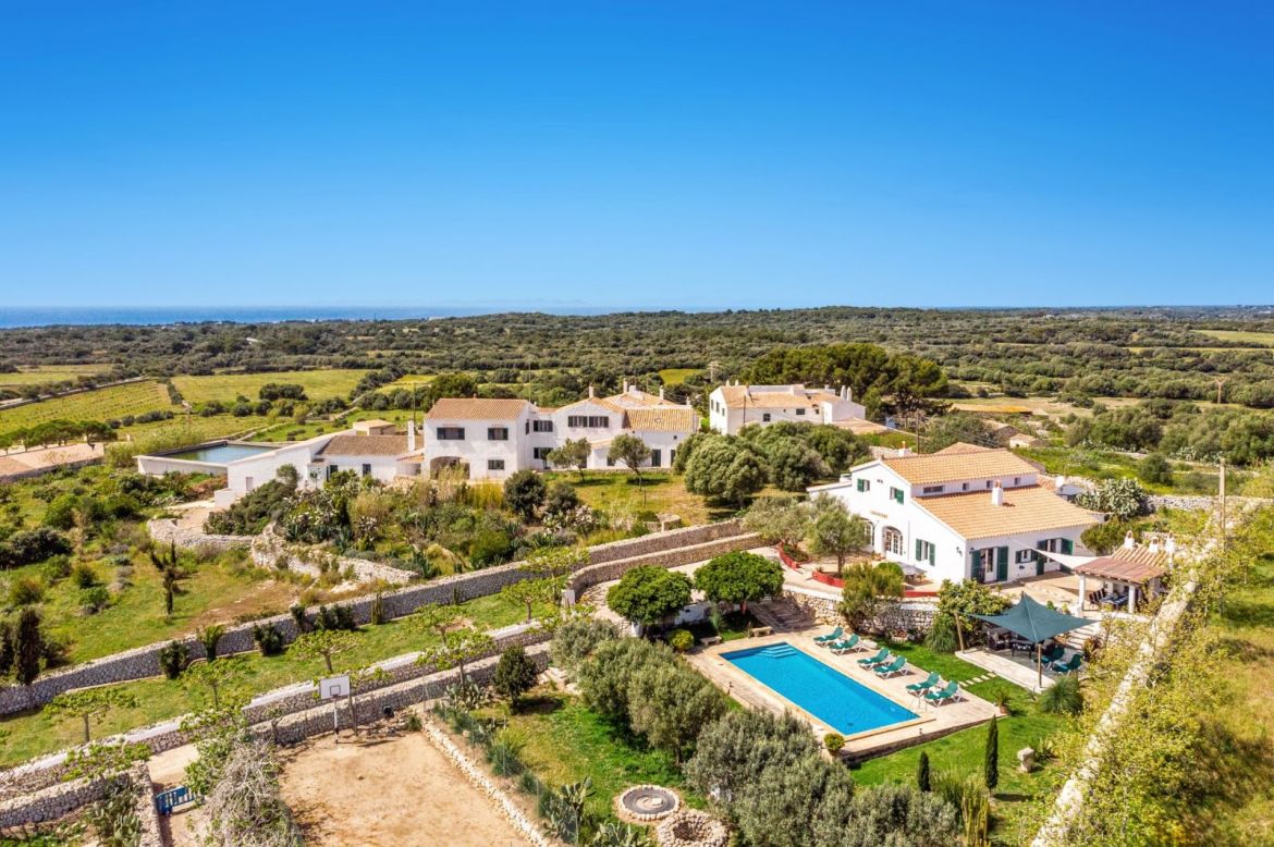 Aerial view of Finca Llucasaldent Menor