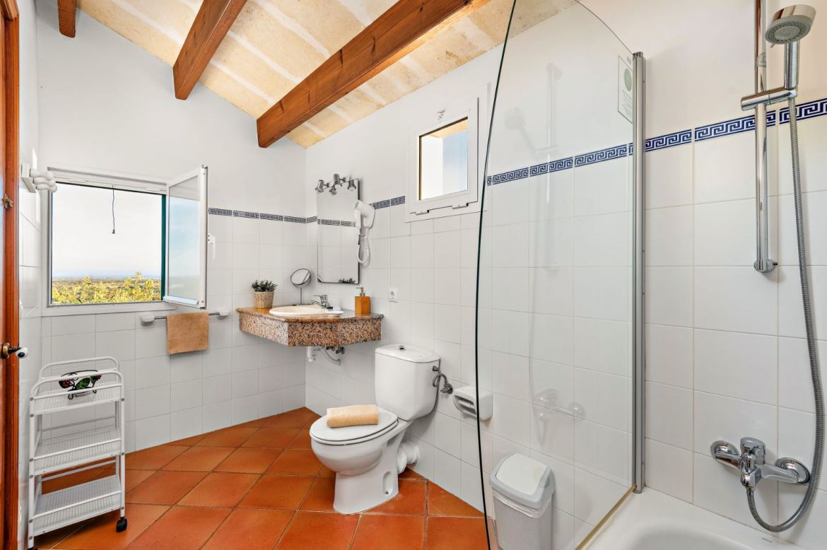 Bathroom at Finca Llucasaldent Menor